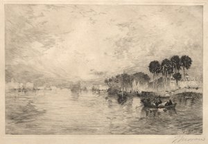 Morning on the St. Johns River, Florida by Thomas Moran