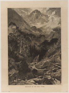Mountain of the Holy Cross, Colorado by Thomas Moran