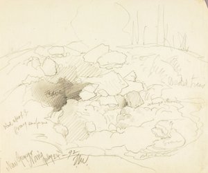 New Geyser, Norris by Thomas Moran
