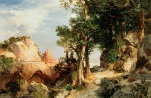 On the Berry Trail - Grand Canyon of Arizona by Thomas Moran