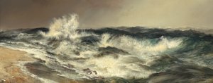 The Much Resounding Sea, 1884 by Thomas Moran