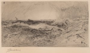 The Resounding Sea by Thomas Moran