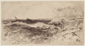 The Resounding Sea by Thomas Moran
