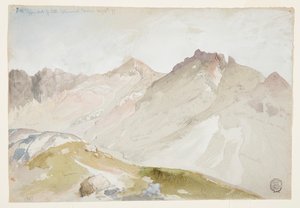 The Upper End of Little Cottonwood Canyon, Wasatch Range, near Ogden, Utah