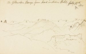 The Yellowstone Range from Dead Indian Hill by Thomas Moran