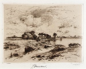 Three Mile Harbor Easthampton, Long Island by Thomas Moran