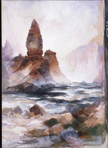 Tower Falls and Sulfur Rock, Yellowstone