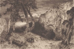 Twilight in Arizona by Thomas Moran