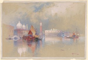 View of Venice by Thomas Moran