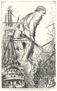 Illustration for Gulliver’s Travels by Jonathan Swift by Thomas Morten