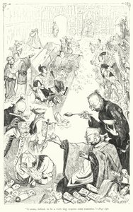 Illustration for Gulliver’s Travels by Jonathan Swift by Thomas Morten