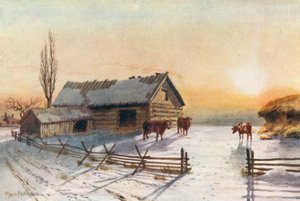 Back Country Farmyard, Winter