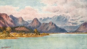 Pitt River and Golden Ear Mountains by Thomas Mower Martin