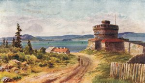York Redoubt, and Halifax Harbour by Thomas Mower Martin