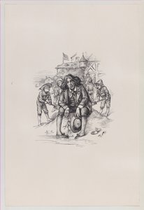 Oscar at the Sea-Shore by Thomas Nast