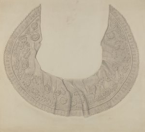 Embroidered Lace Collar by Thomas O