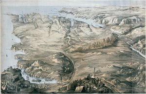Panoramic View of the Entrenchment of Allied Armies of England and France before Sebastopol by Thomas Packer