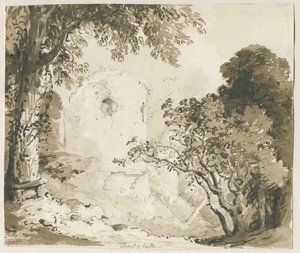 Chartley Castle by Thomas Peploe Wood