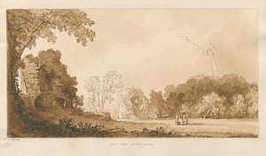 Chartley Castle by Thomas Peploe Wood