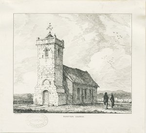 Dunston Church by Thomas Peploe Wood