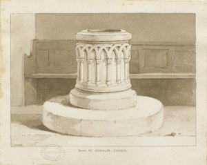 Font at Biddulph (New) Church