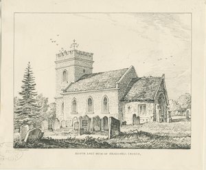 Fradswell Church by Thomas Peploe Wood