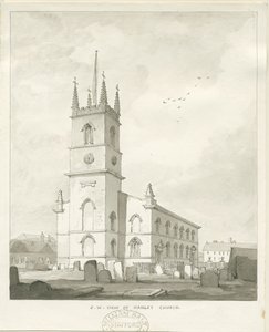Hanley Church by Thomas Peploe Wood