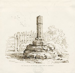 Moreton - Stone Cross Remains at Chatwell