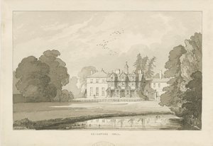 Seighford Hall by Thomas Peploe Wood