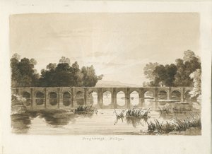 Shugborough Bridge by Thomas Peploe Wood