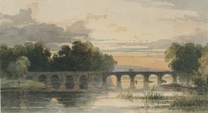 Shugborough Bridge by Thomas Peploe Wood