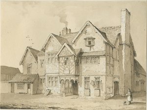 Stafford - [Old Houses in Crabbery Lane]