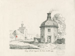 Tixall - Lodge by Thomas Peploe Wood