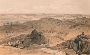 Ditch of the Malakoff, Battery Gervais, and Rear of Redan, 1856 by Thomas Picken