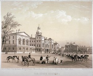 Horse Guards, Westminster, London, 1851 by Thomas Picken