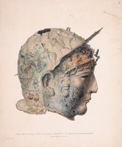 Drawing of the Ribchester Helmet