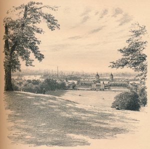 Greenwich Palace From Observatory Hill