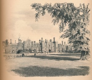 The West Front of Hampton Court Palace