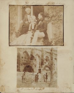 Group Portrait with Sir David Brewster, Mrs. Jones, and Brigadier General Colin Mackenzie by Thomas Rodger