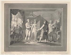 Captain Bowling introduced to Narcissa, May 12, 1800 by ThomasThomas Rowlandson, Joseph Constantine Stadler Thomas Rowlandson, Joseph Constantine Stadler