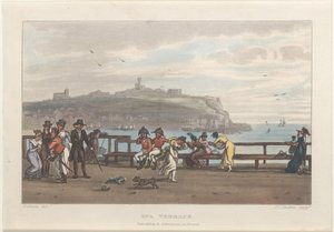Spa Terrace, from Poetical Sketches of Scarborough
