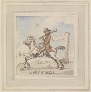 A Bit of Blood by Thomas Rowlandson