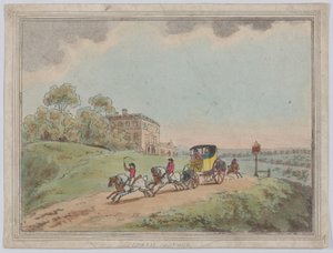 A Coach and Four from Rustic Sketches, 1787 by Thomas Rowlandson