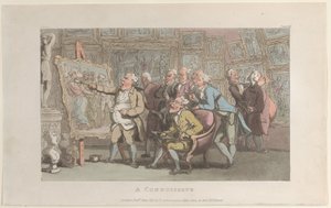 A Connoisseur, from The Vicar of Wakefield, May 1817 by Thomas Rowlandson