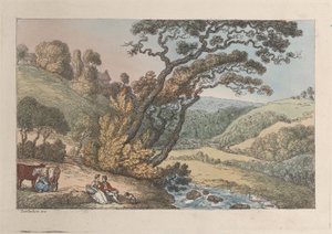 A Cornish View by Thomas Rowlandson