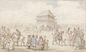 A Crowded Race Meeting (c.1805-10) by Thomas Rowlandson