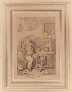 A Drowsy Sot by Thomas Rowlandson