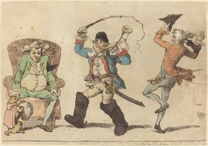 A Frenchman in November by Thomas Rowlandson