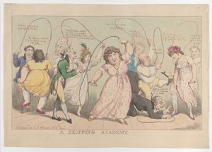 A Skipping Academy, May 20, 1800 by Thomas Rowlandson