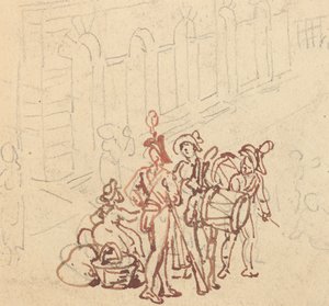 Album Drawing by Thomas Rowlandson